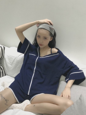 Bộ mặc nhà hở vai DN411