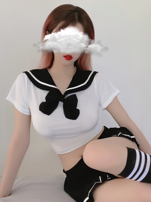 Cosplay thủy thủ nóng bỏng Thảo Chip DN604-đen