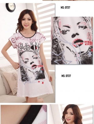 Đầm ngủ cô gái CHERRY NOOY DT37